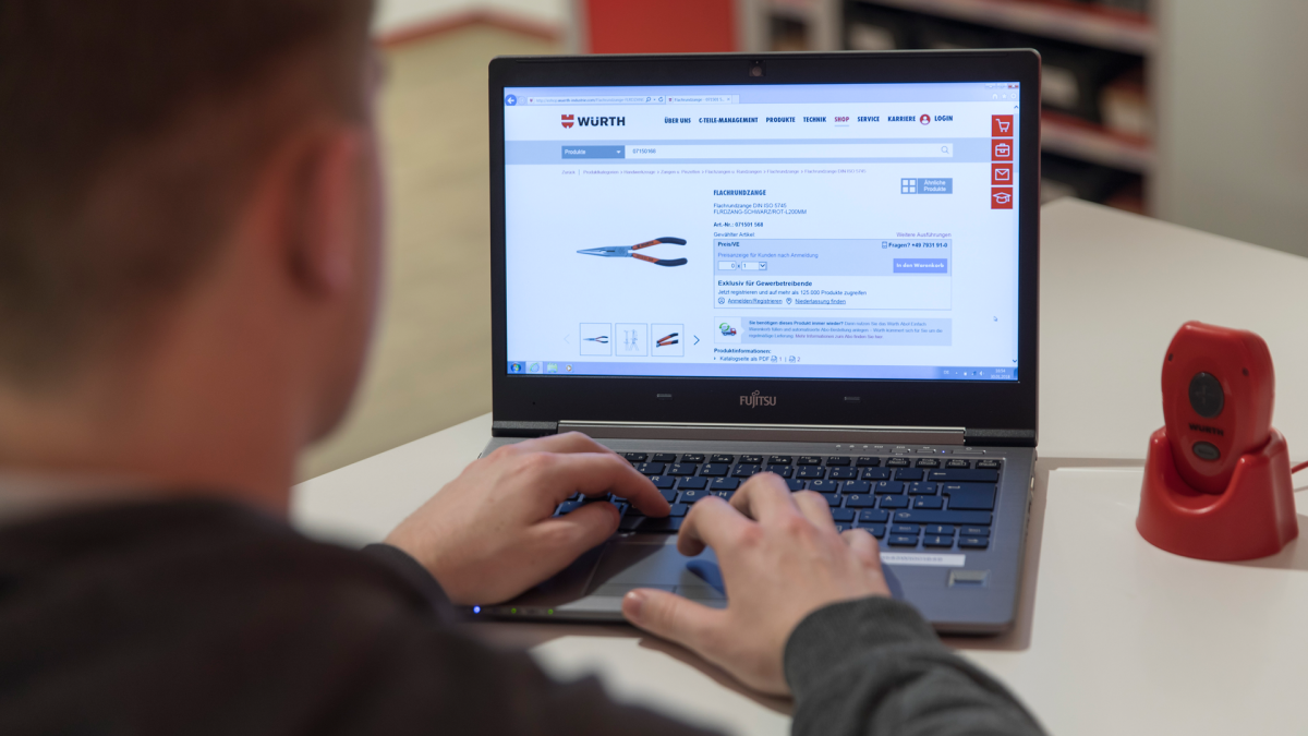 Online Butik of Würth Industri Tjänst - beställ enkelt och snabbt
