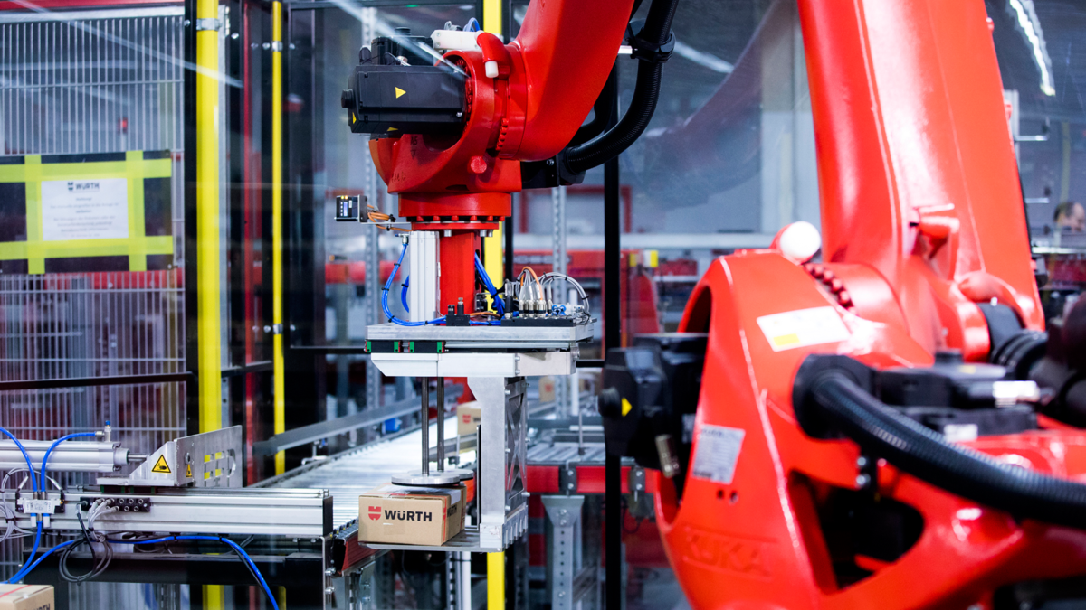 Robotar för automatiserade logistikprocesser